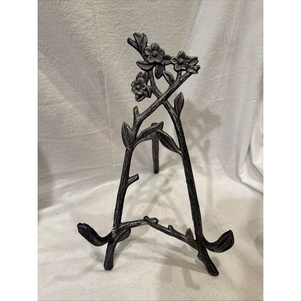Flower & Branch Cast Iron Kitchen Cookbook, Art Frame, Photo Frame Display Stand
